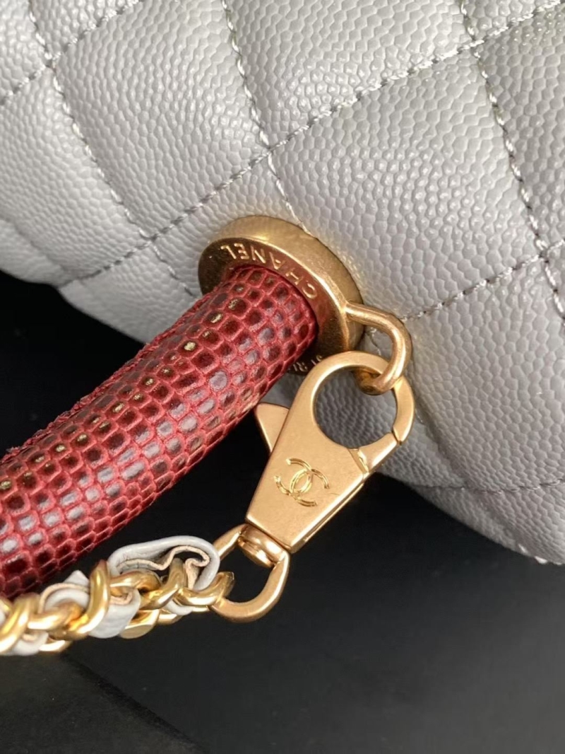 Ch**el top handle bags